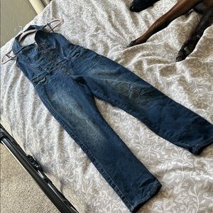 Women’s dark Blue Denim stylish Overalls